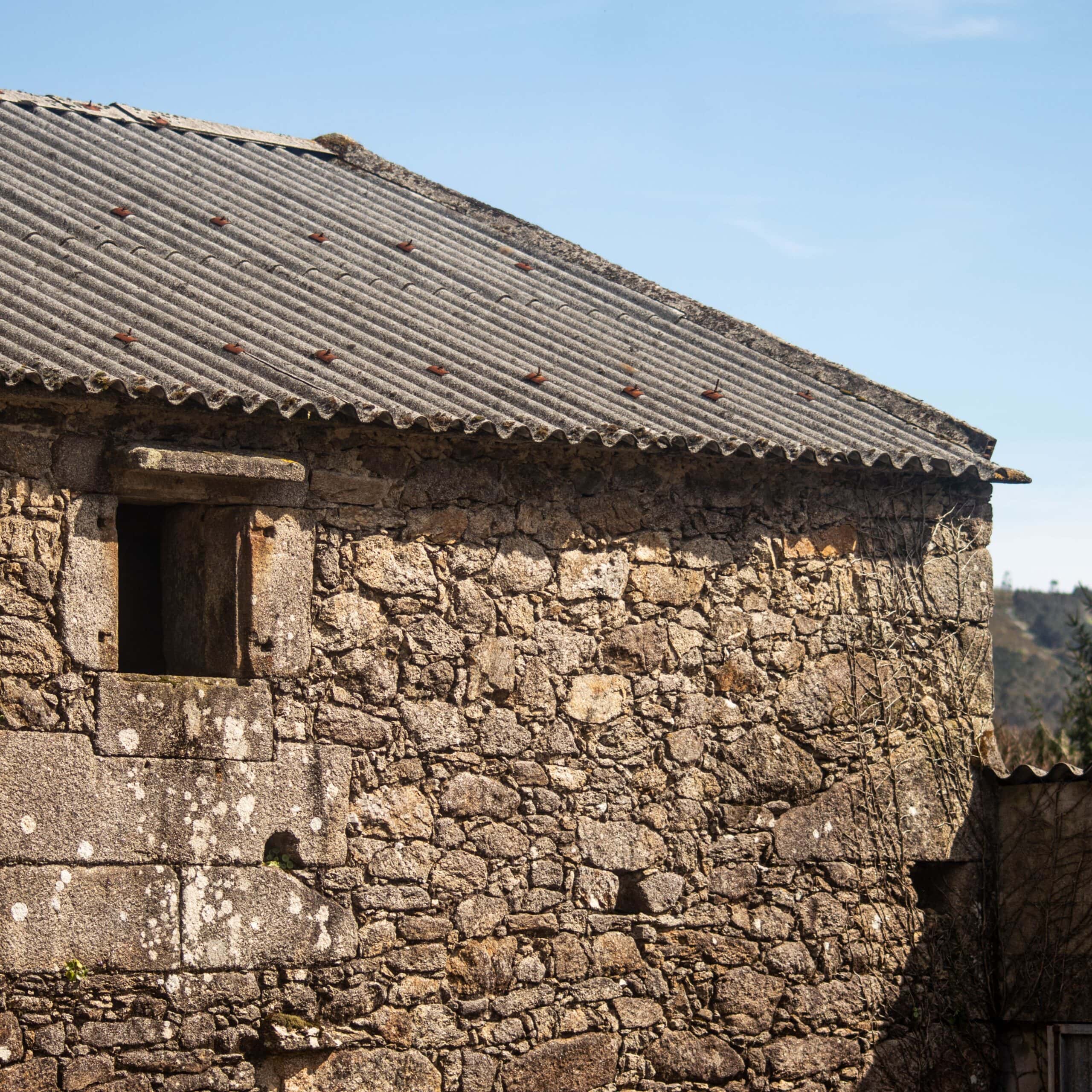 Paisaje de Costa da Morte, Galicia – zona de rehabilitación de viviendas tradicionales